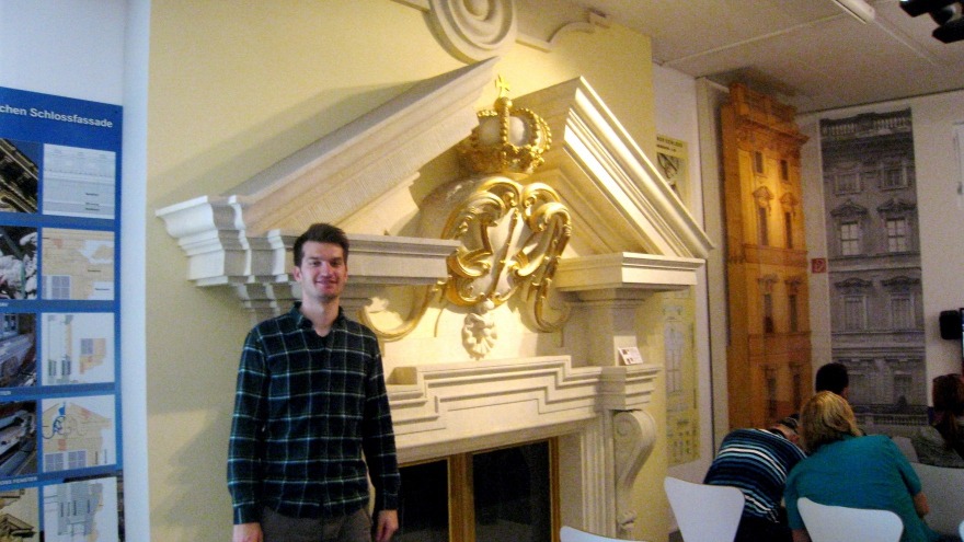 Musterfassade des Berliner Schlosses Musterfassade des Berliner Schlosses